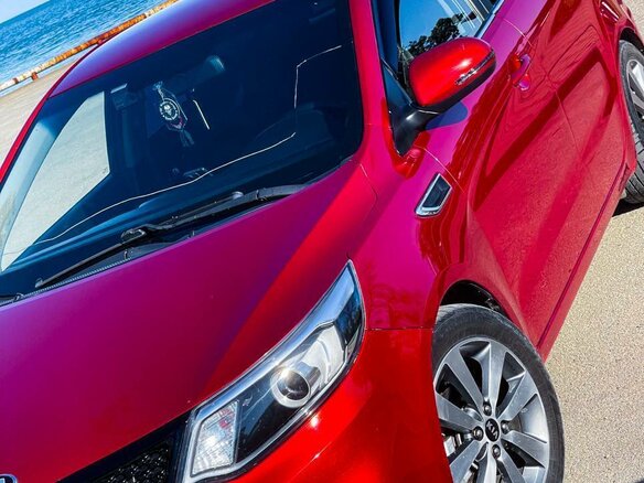 2015 Kia Rio III Рестайлинг, красный, 1050000 рублей - вид 9
