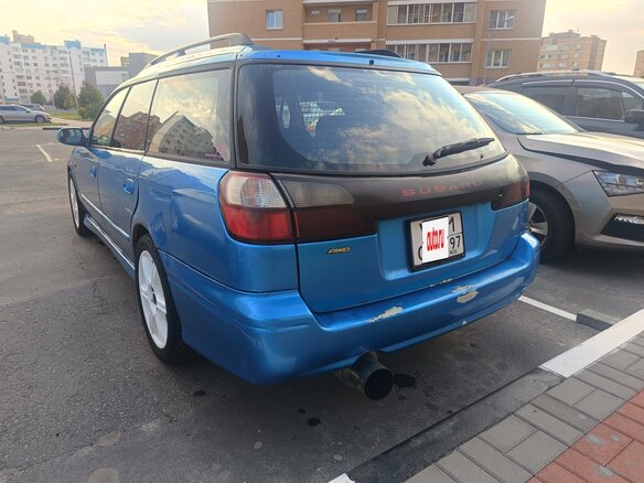 1998 Subaru Legacy II, синий, 400000 рублей - вид 1