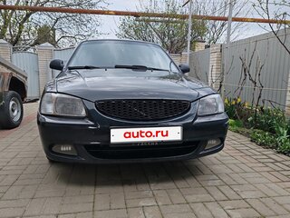 2008 Hyundai Accent ТагАЗ II, чёрный, 390000 рублей, вид 2