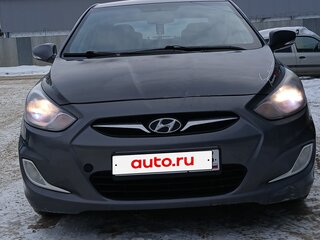 2012 Hyundai Solaris I, чёрный, 480000 рублей, вид 2