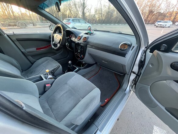 2007 Chevrolet Lacetti I, серебристый, 350000 рублей - вид 9