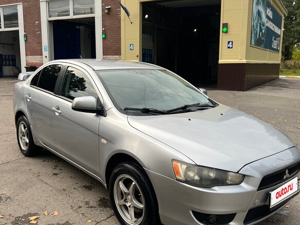 2008 Mitsubishi Lancer X, серебристый - вид 4