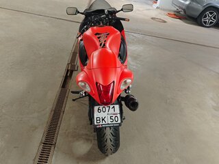 2008 Suzuki GSX 1300 R Hayabusa, оранжевый, 730000 рублей, вид 4