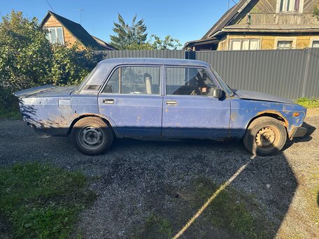 2006 Lada (ВАЗ) 2107, синий, 80000 рублей, вид 5