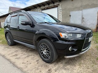 2011 Mitsubishi Outlander II Рестайлинг, чёрный, 950000 рублей, вид 4