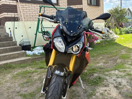 2014 BMW S 1000 R, красный, 1220000 рублей, вид 4