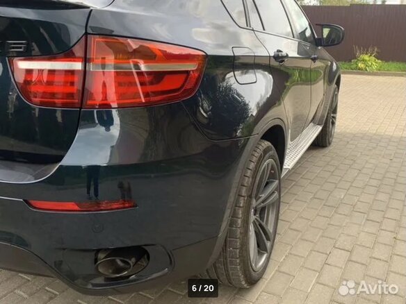 2012 BMW X6 30d I (E71) Рестайлинг, зелёный, 2350000 рублей - вид 9