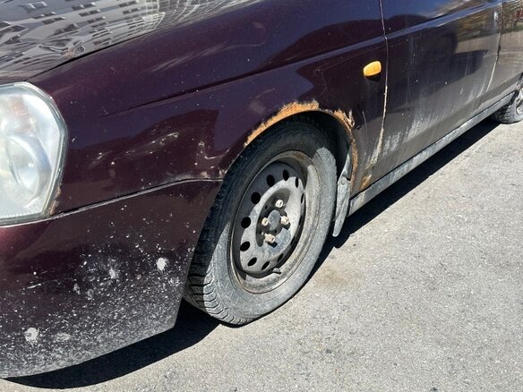 2011 Lada (ВАЗ) Priora I, пурпурный, 109000 рублей - вид 2