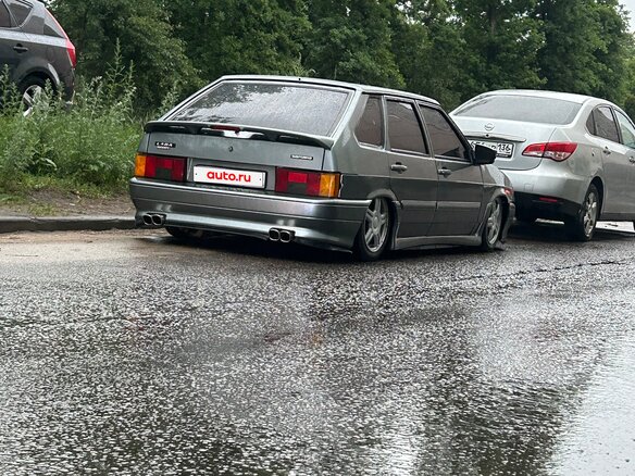 2005 Lada (ВАЗ) 2114, серый, 300000 рублей - вид 3
