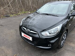 2011 Hyundai Solaris I, чёрный, 735000 рублей, вид 3