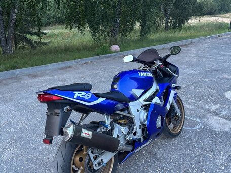 2000 Yamaha YZF-R6, синий, 445000 рублей, вид 4