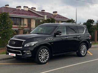 2017 Infiniti QX80 I Рестайлинг, чёрный, 3300000 рублей, вид 1
