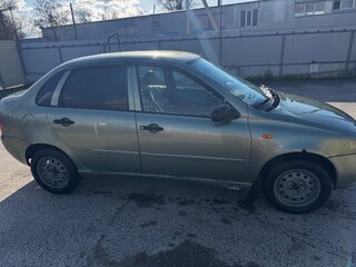 2008 Lada (ВАЗ) Kalina I, зелёный, 300000 рублей, вид 2