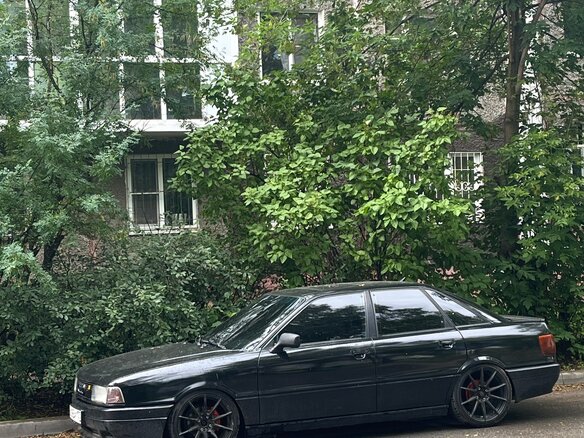 1991 Audi 80 IV (B3), чёрный - вид 7