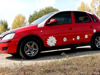 2006 Opel Corsa C Рестайлинг, красный, 200000 рублей, вид 2