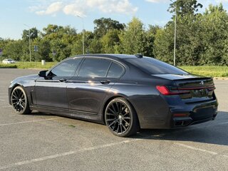 2016 BMW 7 серии 750i xDrive VI (G11/G12), синий, 3590000 рублей, вид 4