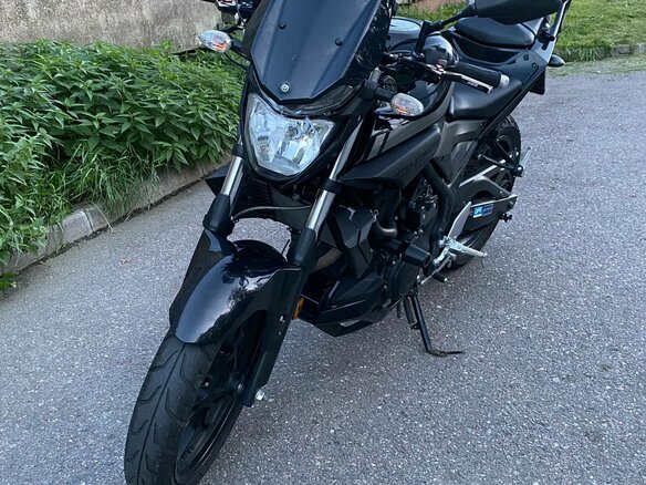 2019 Yamaha MT-03, чёрный, 395000 рублей