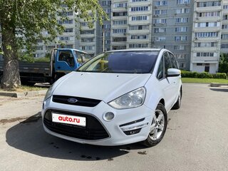 2013 Ford S-MAX I Рестайлинг, белый, 1050000 рублей, вид 1