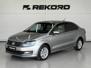 2018 Volkswagen Polo V Рестайлинг, серебристый, 1349000 рублей, вид 3