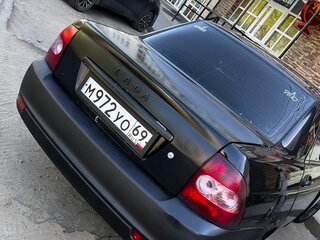 2008 Lada (ВАЗ) Priora I, чёрный, 180000 рублей, вид 4