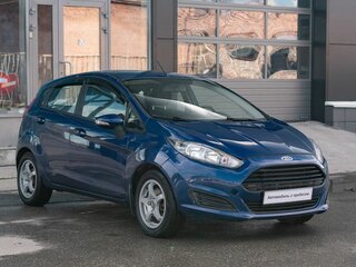 2016 Ford Fiesta Mk6 Рестайлинг, синий, 615000 рублей, вид 3