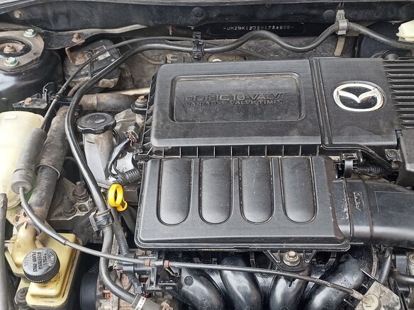 2008 Mazda 3 I (BK) Рестайлинг, чёрный, 420000 рублей - вид 4