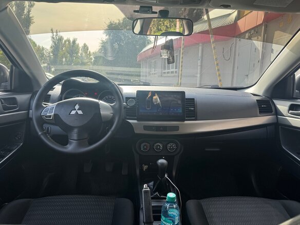 2012 Mitsubishi Lancer X Рестайлинг, чёрный, 830000 рублей - вид 12
