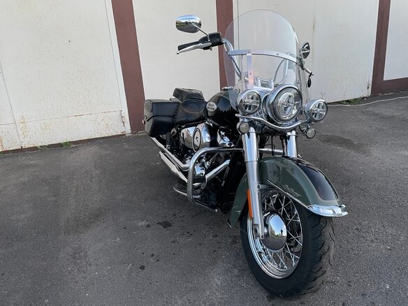 2021 Harley-Davidson Heritage, зелёный, 1598000 рублей - вид 12
