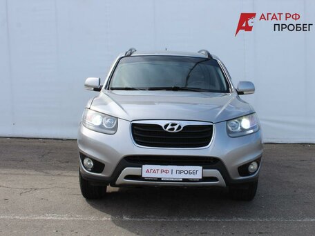 2011 Hyundai Santa Fe II Рестайлинг, серебристый, 1230000 рублей, вид 2