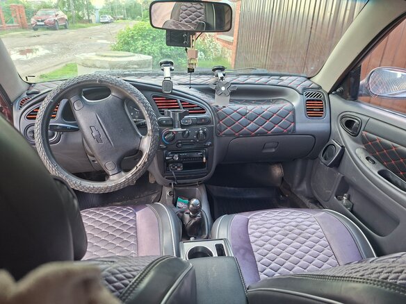 2007 Chevrolet Lanos I, красный, 160000 рублей - вид 5