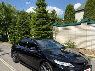 2021 Toyota Camry VIII (XV70), чёрный, 3550000 рублей, вид 3