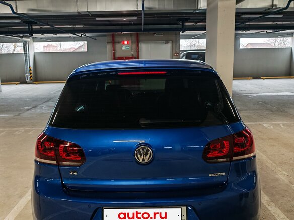 2012 Volkswagen Golf R VI, синий, 2300000 рублей - вид 12