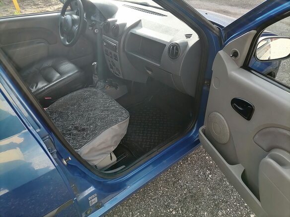 2008 Renault Logan I, синий - вид 3