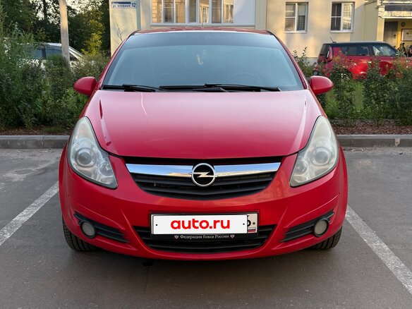 2008 Opel Corsa D, красный