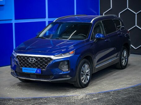 2020 Hyundai Santa Fe IV, синий, 2540000 рублей, вид 2
