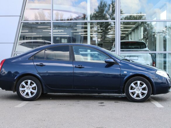 2005 Nissan Primera III (P12), синий - вид 4