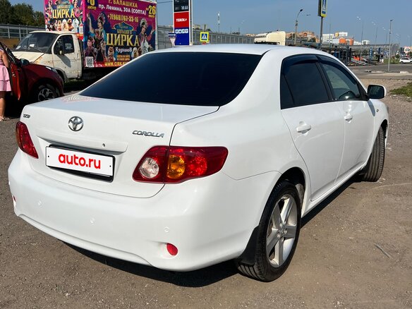 2008 Toyota Corolla AMT X (E140, E150), белый - вид 4