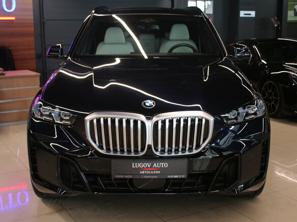 2025 BMW X5 30d IV (G05/G18) Рестайлинг, синий - вид 2