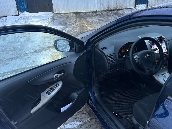 2008 Toyota Corolla AMT X (E140, E150), синий, 730000 рублей - вид 6