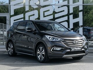 2017 Hyundai Santa Fe III Рестайлинг, коричневый, 1863200 рублей, вид 1