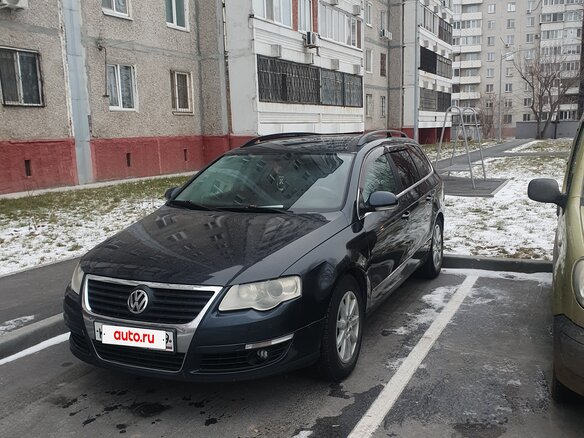2007 Volkswagen Passat B6, синий, 450000 рублей
