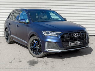 2023 Audi Q7 45 TDI II (4M) Рестайлинг, синий, 8420000 рублей, вид 3