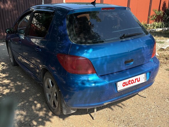2004 Peugeot 307 I, синий, 300000 рублей - вид 2