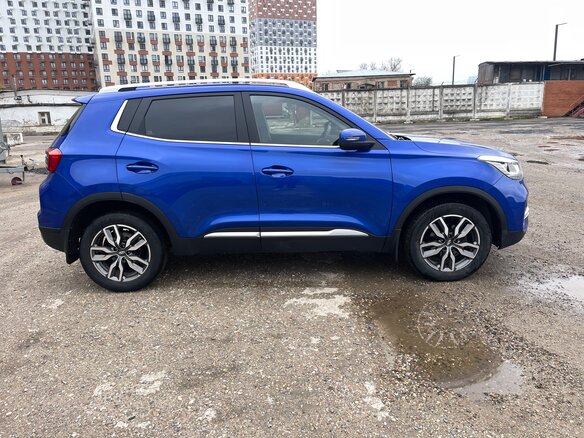 2022 Chery Tiggo 4 I Рестайлинг, синий, 1125000 рублей - вид 3
