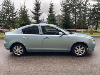 2008 Mazda 3 I (BK) Рестайлинг, голубой, 400000 рублей, вид 3