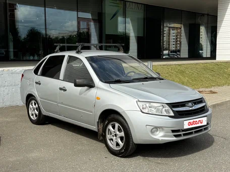 2012 Lada (ВАЗ) Granta I, серебристый, 189000 рублей, вид 3