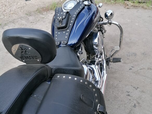 2008 Yamaha XVS1100, синий, 565000 рублей - вид 24