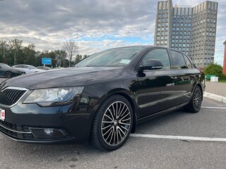 2013 Skoda Superb DSG II Рестайлинг, чёрный, 1000000 рублей, вид 1