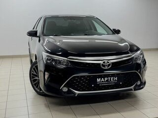 2017 Toyota Camry VII (XV50) Рестайлинг 2, чёрный, 2170000 рублей, вид 3