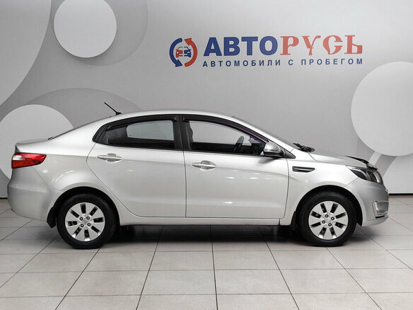 2012 Kia Rio 5-speed III, серебристый - вид 4